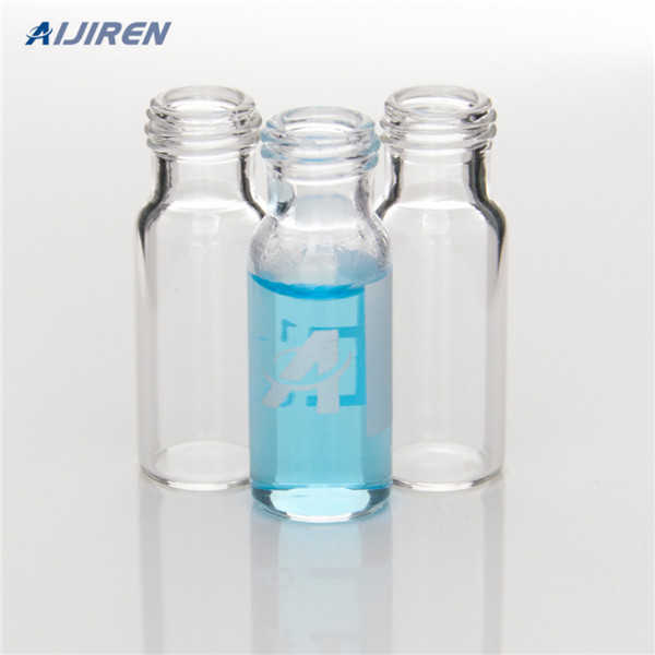 w/ write-on patch clear crimp cap vial online